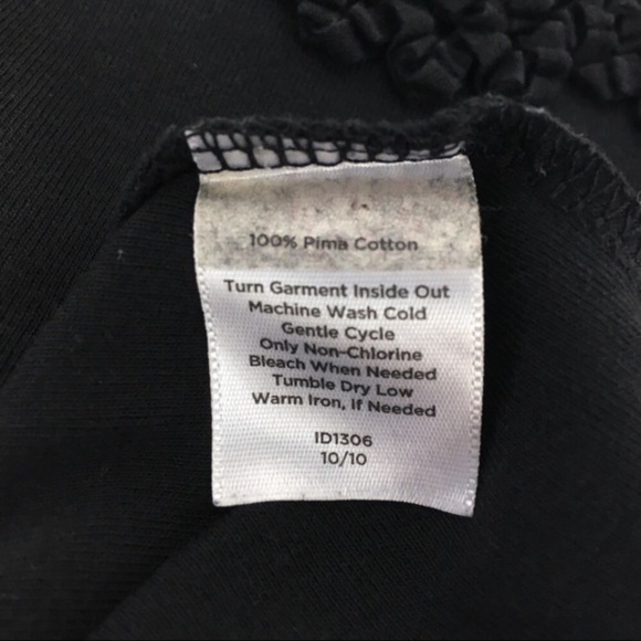 TALBOTS Tank Top Pima Cotton Solid 3D Neckline Stretchy Fitted Petite Size Small - Picture 7 of 8